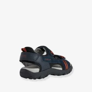 luxe soldes Sandales Garçon J.S. Strada A Mesh+ GEOX® Navy Dk Red – Geox 14