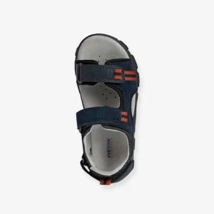 luxe soldes Sandales Garçon J.S. Strada A Mesh+ GEOX® Navy Dk Red – Geox 16