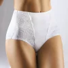 boutique en ligne Romantic High Waist Panties, Lace Overlay 5