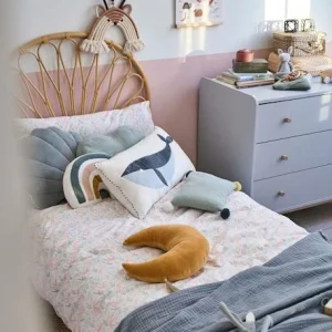 design à la mode Tête De Lit Rotin Enfant Fleur Naturel – Vertbaudet 14