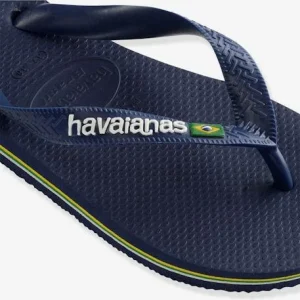 Tongs Enfant Brasil Logo HAVAÏANAS Marine/weiß – Havaianas soldes officiel 12